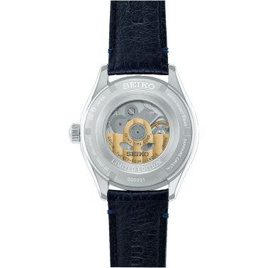 Montre Seiko Presage Classic Series automatique cadran blanc bracelet cuir 36 mm