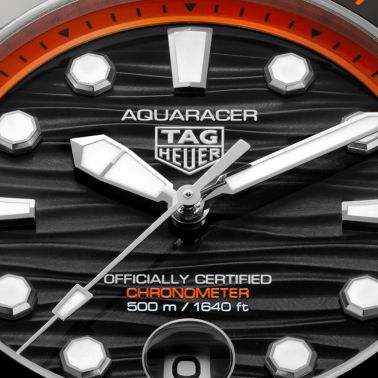 TAG Heuer Aquaracer Professional 500 Date automatic dial black titanium bracelet 42 mm