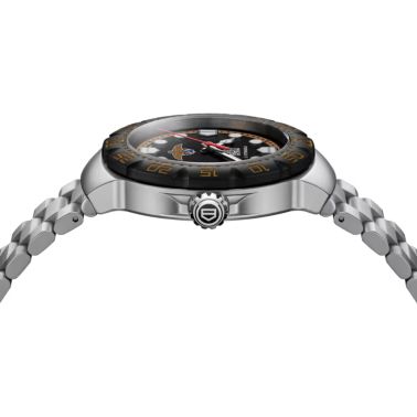 Montre TAG Heuer Formula 1 Solargraph X Indy 500 quartz cadran noir et marron bracelet acier 38 mm