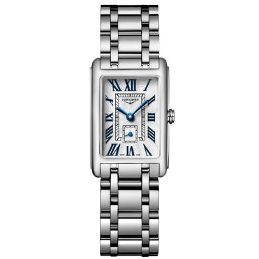Longines DolceVita quartz watch silver dial steel bracelet 20,80 x 32 mm