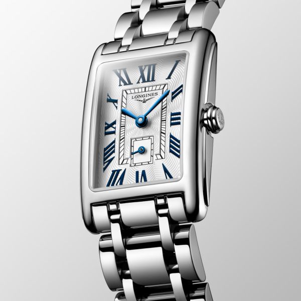 Longines DolceVita quartz watch silver dial steel bracelet 20,80 x 32 mm