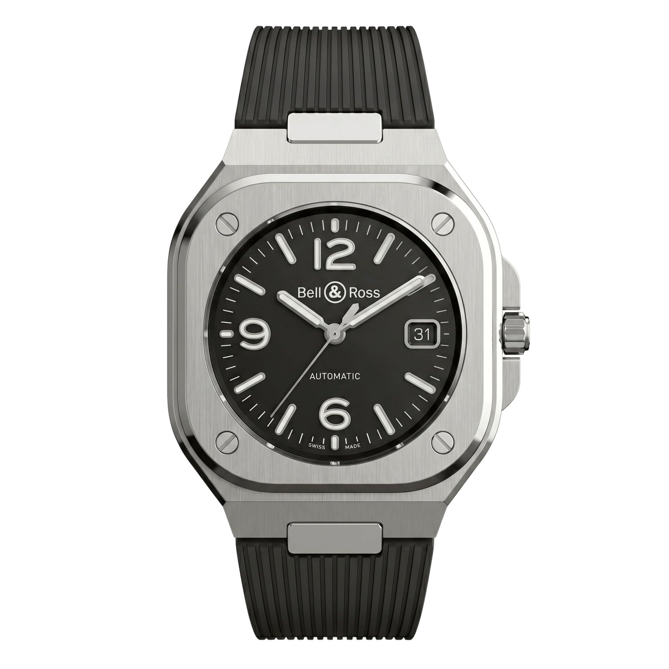 Bell & Ross BR 05 Black Steel automatic 40 mm Full Set 2023