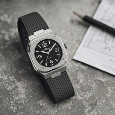 Montre Bell & Ross BR 05 Black Steel automatique 40 mm Full Set 2023