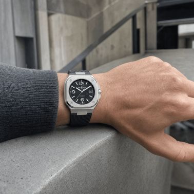 Bell & Ross BR 05 Black Steel automatic 40 mm Full Set 2023