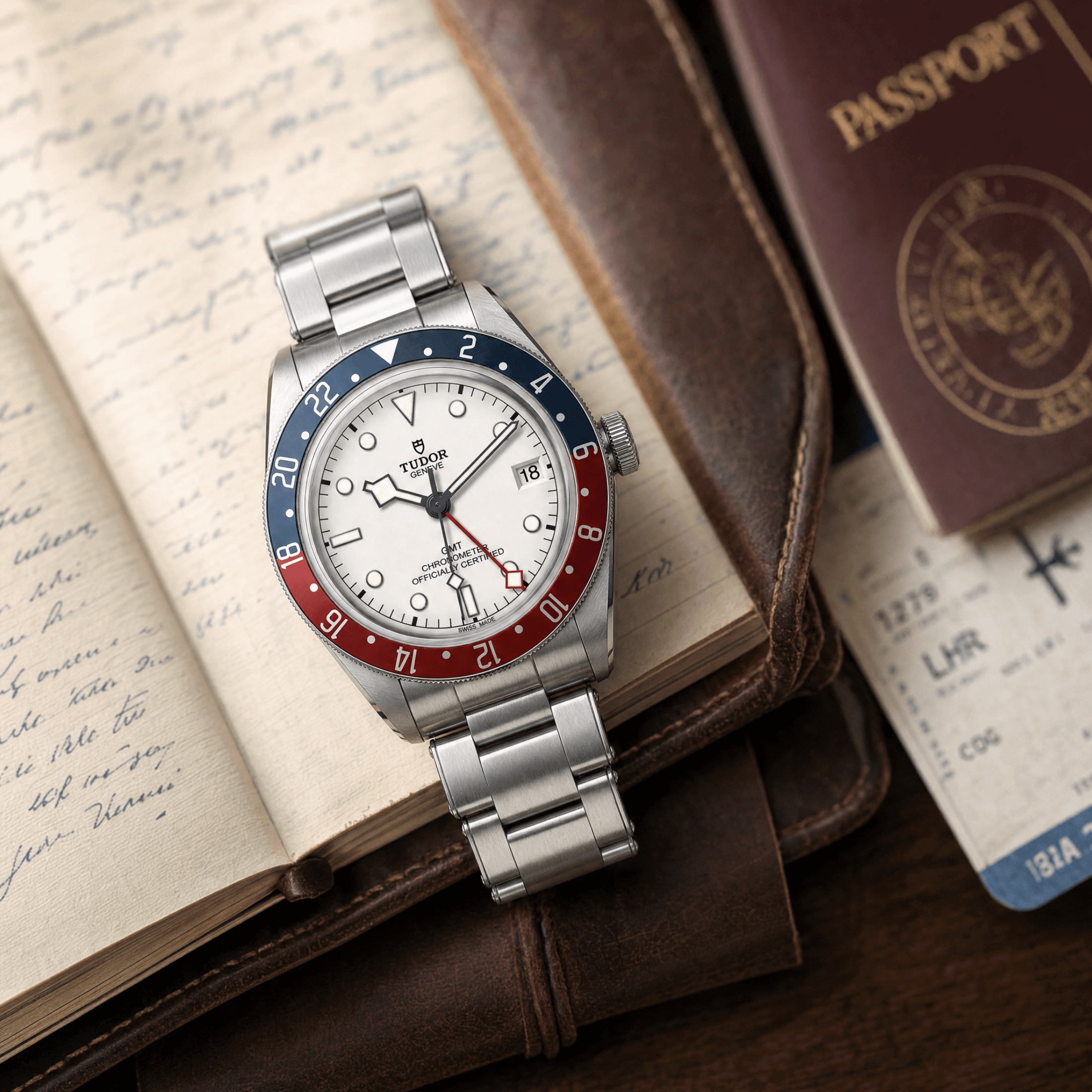 Montre Tudor Black Bay GMT automatique 41 mm Full Set 2024