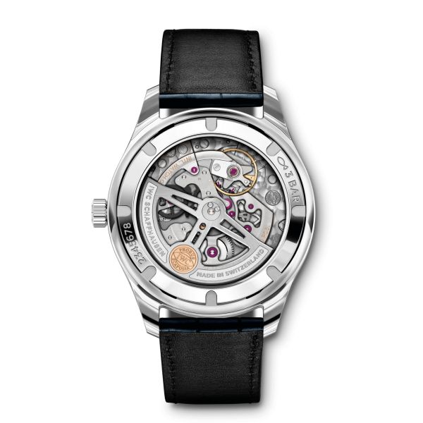 IWC Portugieser Automatic 40 silver dial leather strap 40,4 mm