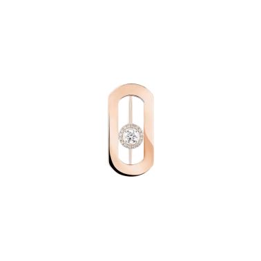 Broche Messika So Move en or rose et diamants