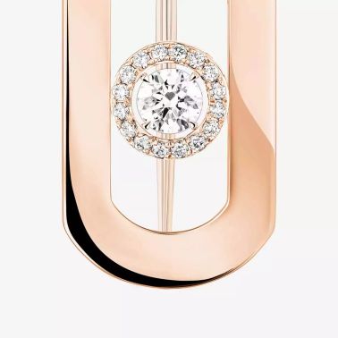 Broche Messika So Move en or rose et diamants