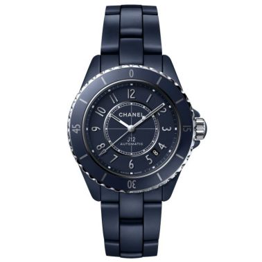 Montre CHANEL J12 BLEU automatiquecadran bleu et bracelet céramique bleu 38 mm