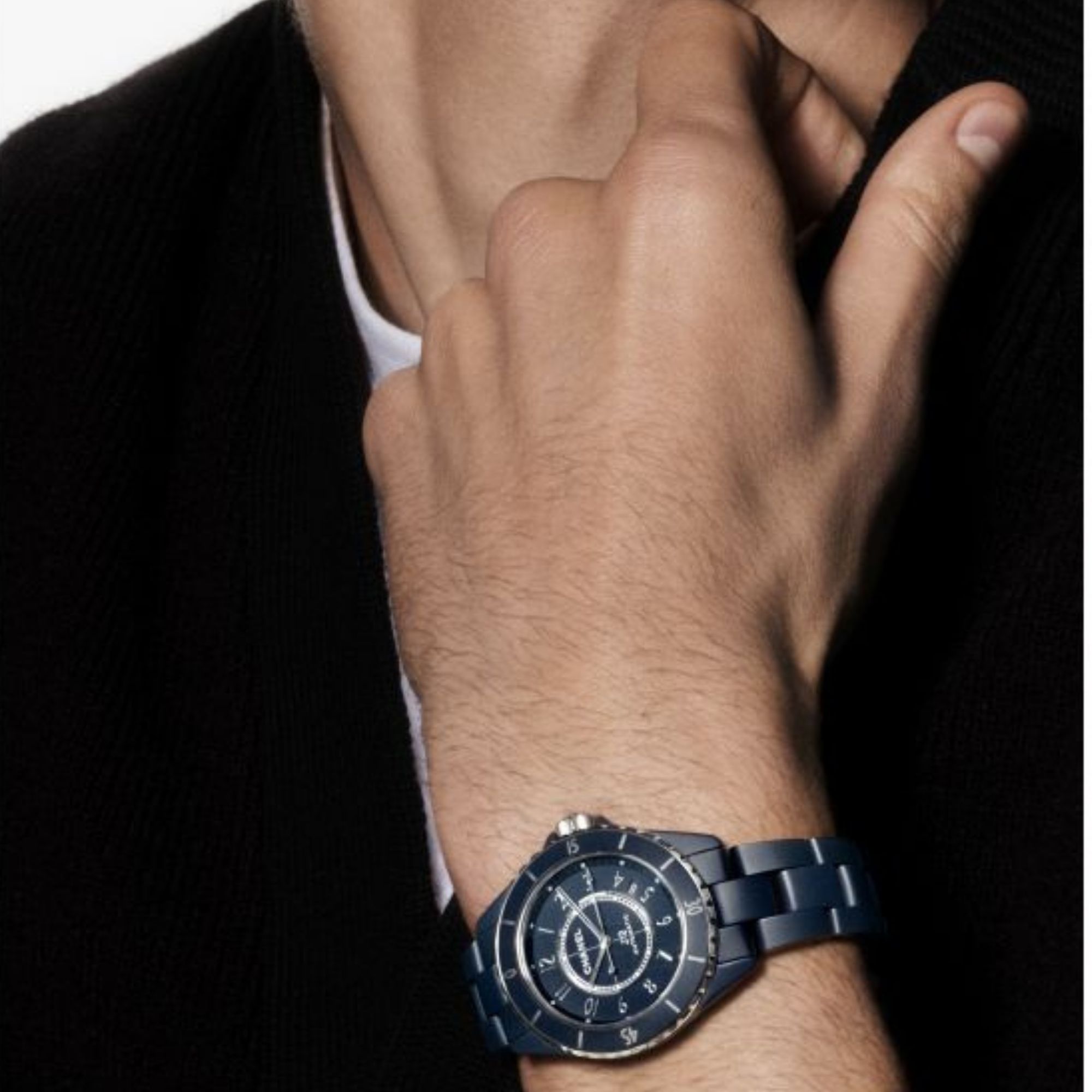 copy ofCHANEL J12 BLEU Automatic Watch, blue dial and blue ceramic strap, 33 mm