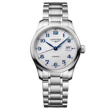 Montre Longines Master Collection automatique cadran argenté bracelet acier 30 mm