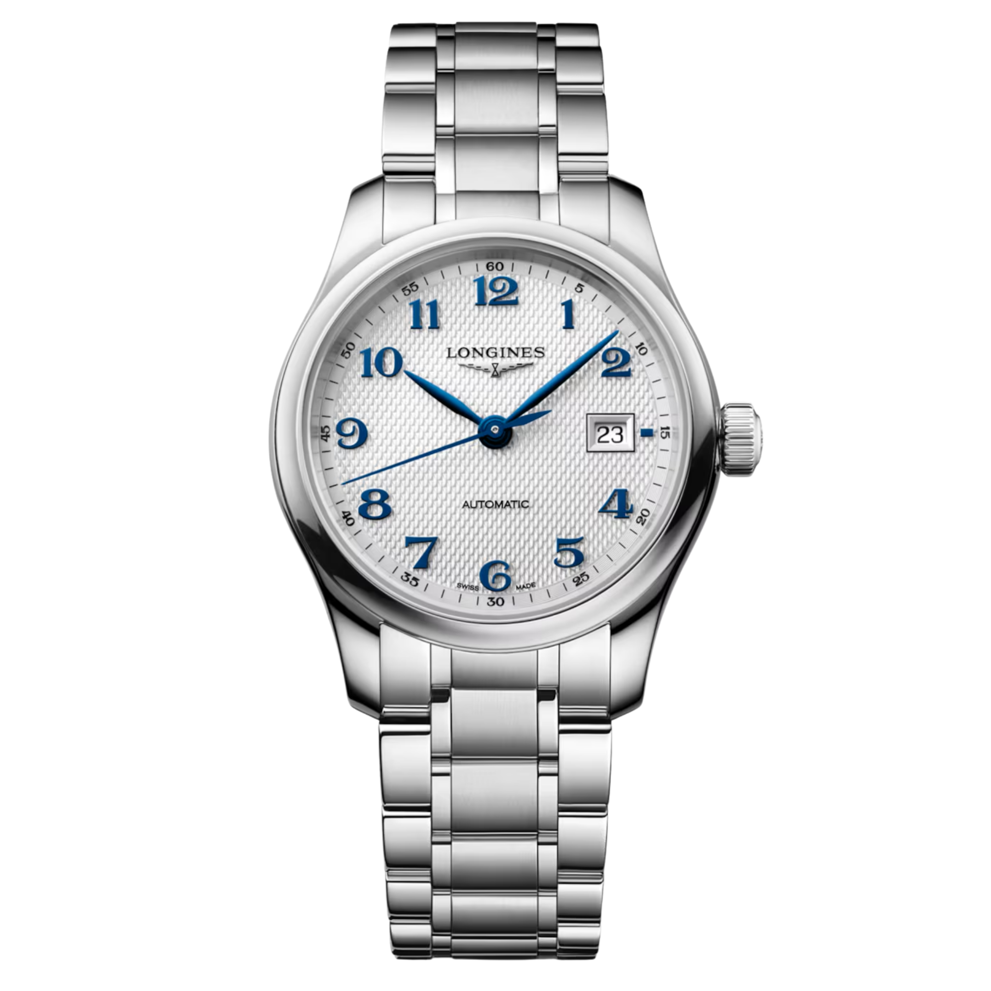 Montre Longines Master Collection automatique cadran argenté bracelet acier 30 mm