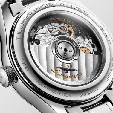 Montre Longines Master Collection automatique cadran argenté bracelet acier 30 mm