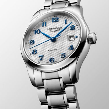 Montre Longines Master Collection automatique cadran argenté bracelet acier 30 mm