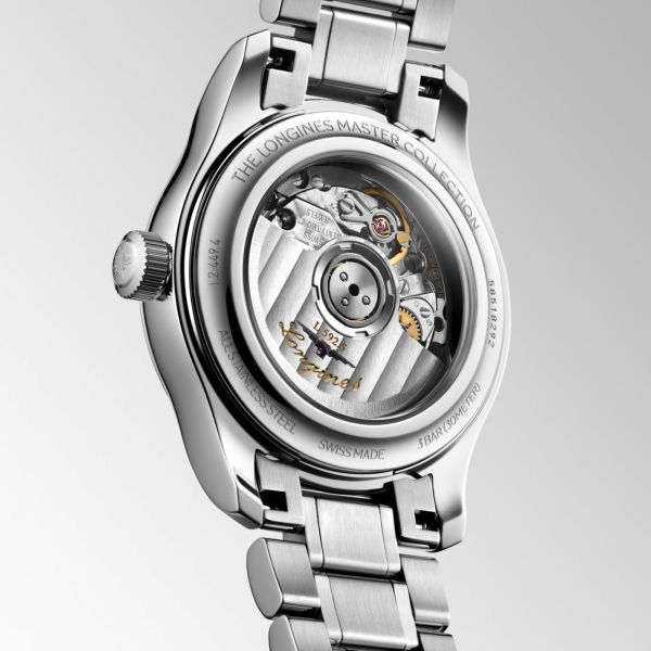 Montre Longines Master Collection automatique cadran argenté bracelet acier 30 mm