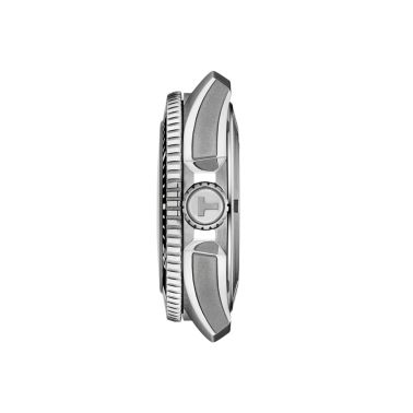 Montre Tissot Seastar 2000 Powermatic 80 cadran noir bracelet acier 44 mm