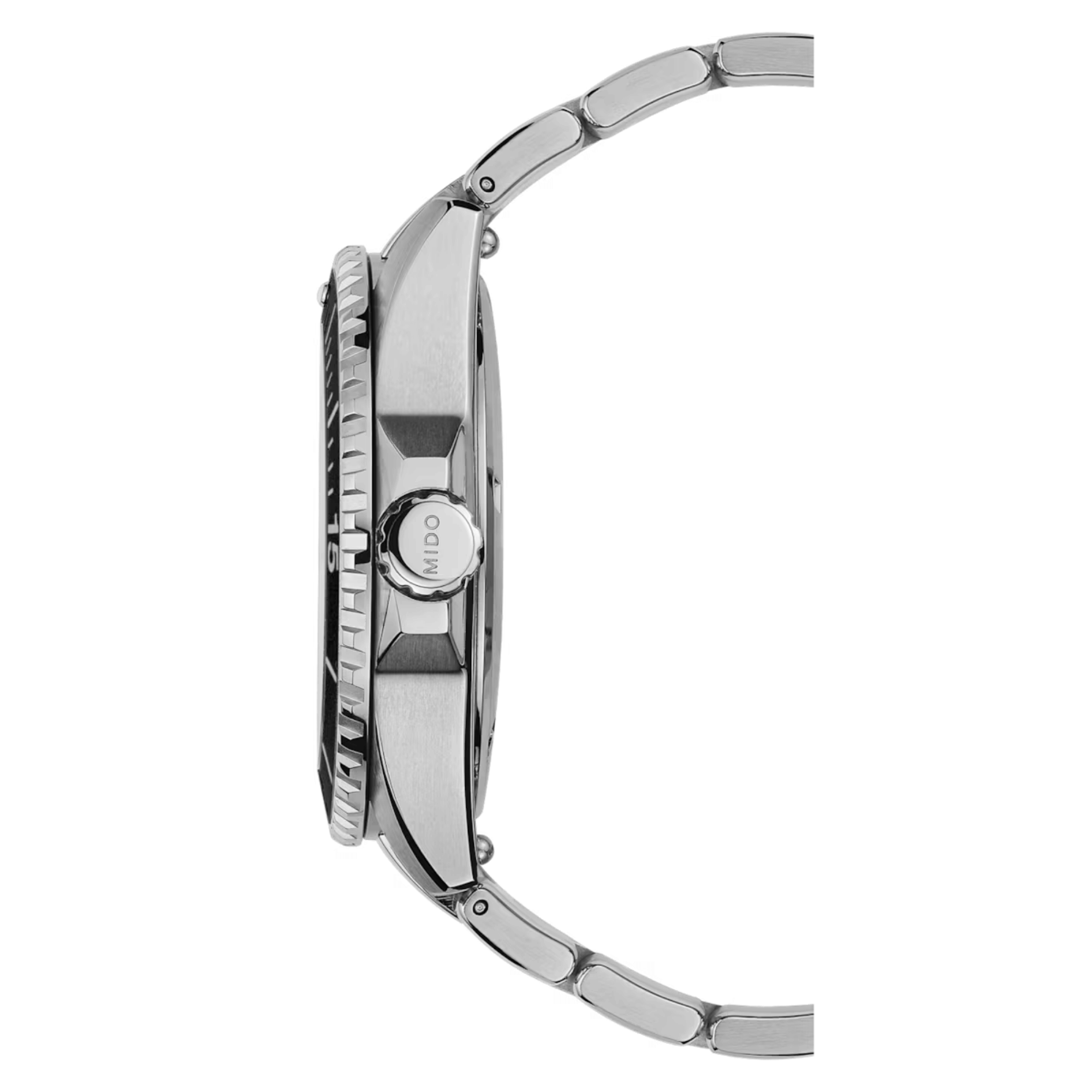 Mido Ocean Star 200 automatic watch white dial steel bracelet 41 mm
