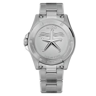 Mido Ocean Star 200 automatic watch white dial steel bracelet 41 mm