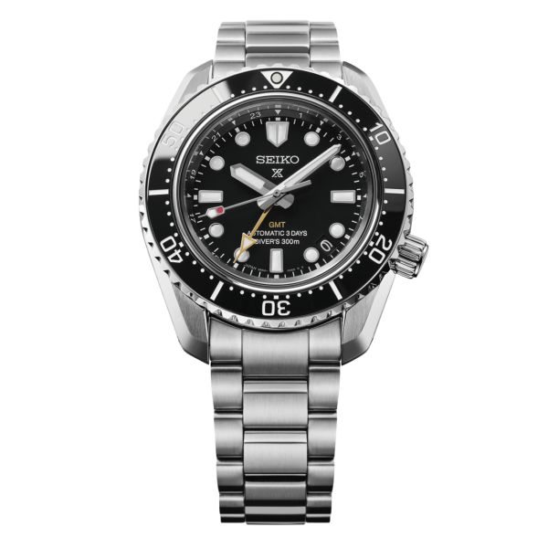 Seiko Prospex Automatic Heritage Diver's GMT 1968 black dial steel bracelet 42 mm