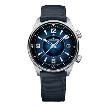 Jaeger-LeCoultre Polaris Date Automatic Blue Lacquered Dial Fabric Strap 40 mm