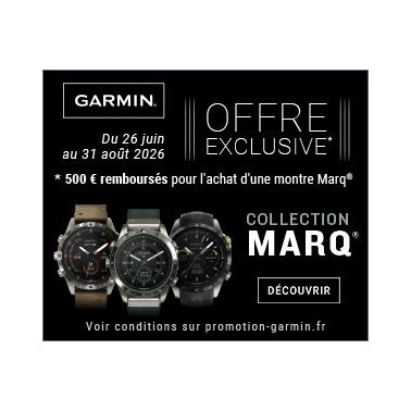 Montre Garmin Marq Gen 2 Adventurer Damascus Steel Edition bracelets cuir marron et silicone noir 46 mm