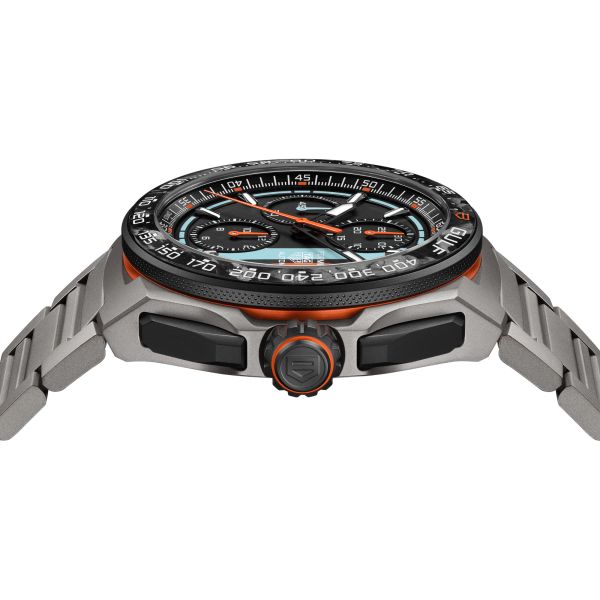 TAG Heuer Formula 1 x Gulf Chronograph automatique watch blue dial steel bracelet 43 mm