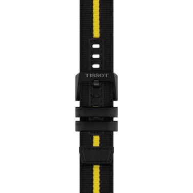 Tissot T-Classic PR 100 Tour de France 2026 Quartz Black Dial Fabric Strap 40 mm