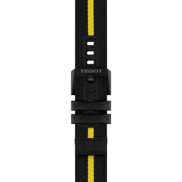 Tissot T-Classic PR 100 Tour de France 2026 Quartz Black Dial Fabric Strap 40 mm