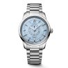 Longines Conquest Central Power Reserve Automatic blue dial steel bracelet 38 mm