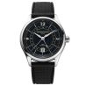 Frederique Constant Classics Runabout automatic GMT blue dial caoutchouc bracelet 42 mm