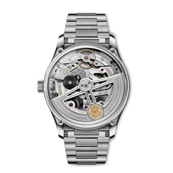 Montre IWC Portugieser Automatic 42 cadran bleu bracelet acier 42,4 mm