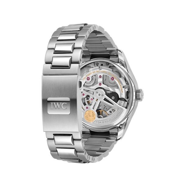 Montre IWC Portugieser Automatic 42 cadran bleu bracelet acier 42,4 mm