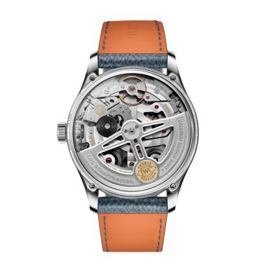 IWC Portugieser Automatic 42 horizon blue dial blue leather strap 42,4 mm