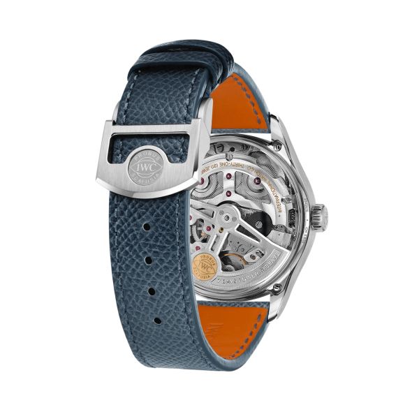 IWC Portugieser Automatic 42 horizon blue dial blue leather strap 42,4 mm
