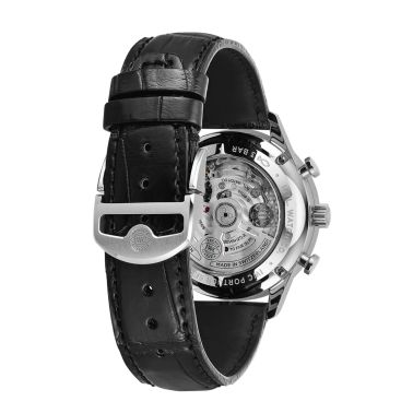 Montre IWC Portugieser Chronographe automatique cadran dune bracelet cuir 41 mm
