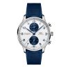 IWC Portugieser Chronograph automatic white dial caoutchouc bracelet 41 mm
