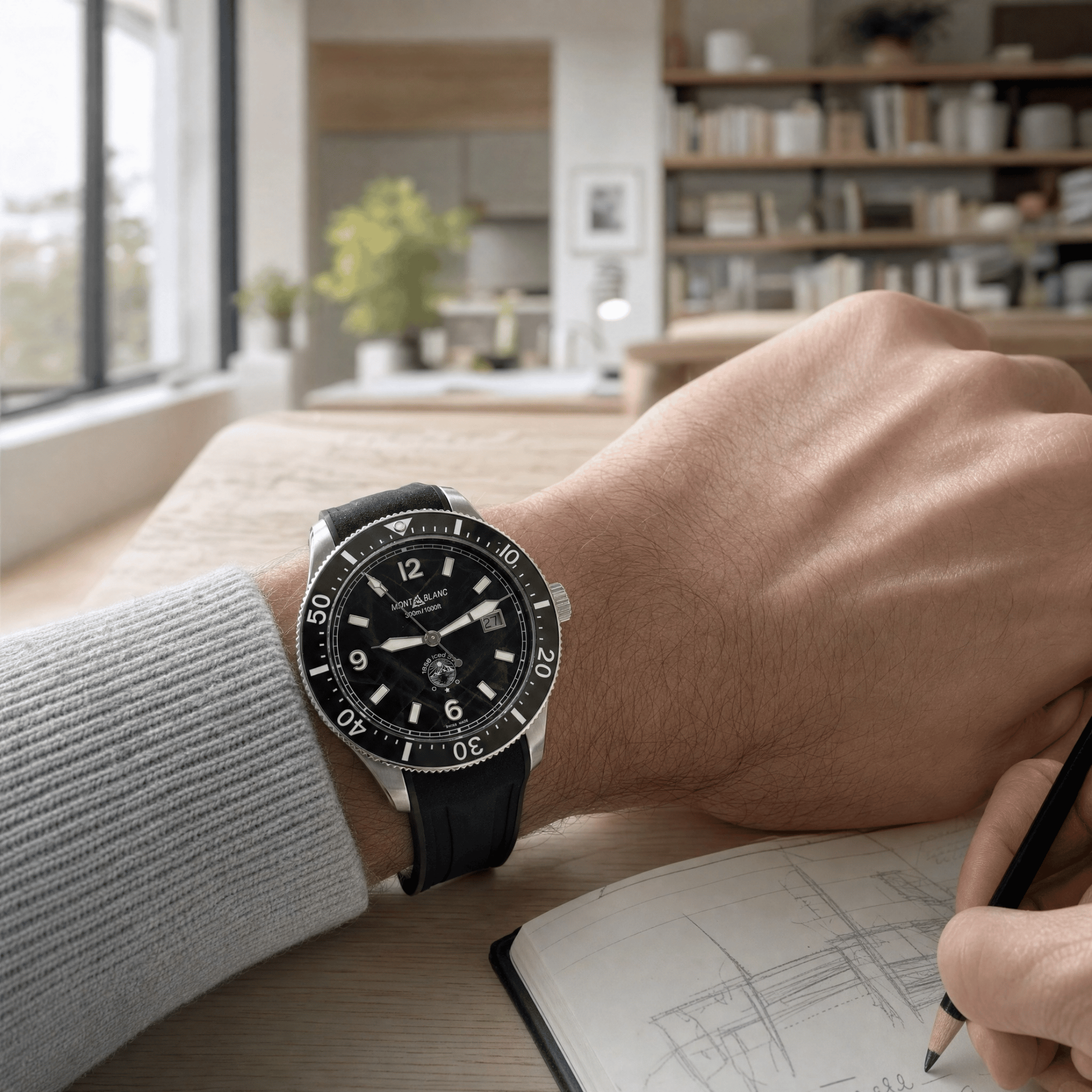 Montre Montblanc Iced Sea Automatic Date automatique 41 mm Full Set 2023