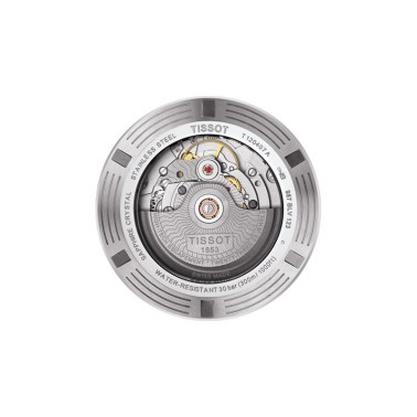 Montre Tissot T-Sport Seastar 1000 Powermatic 80 cadran noir bracelet acier 43 mm T120.407.11.051.00