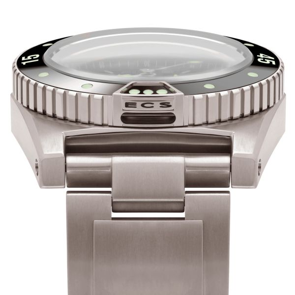 ZRC GRANDS FONDS MN64 FULL Titanium automatic black dial titanium bracelet 41,5 mm