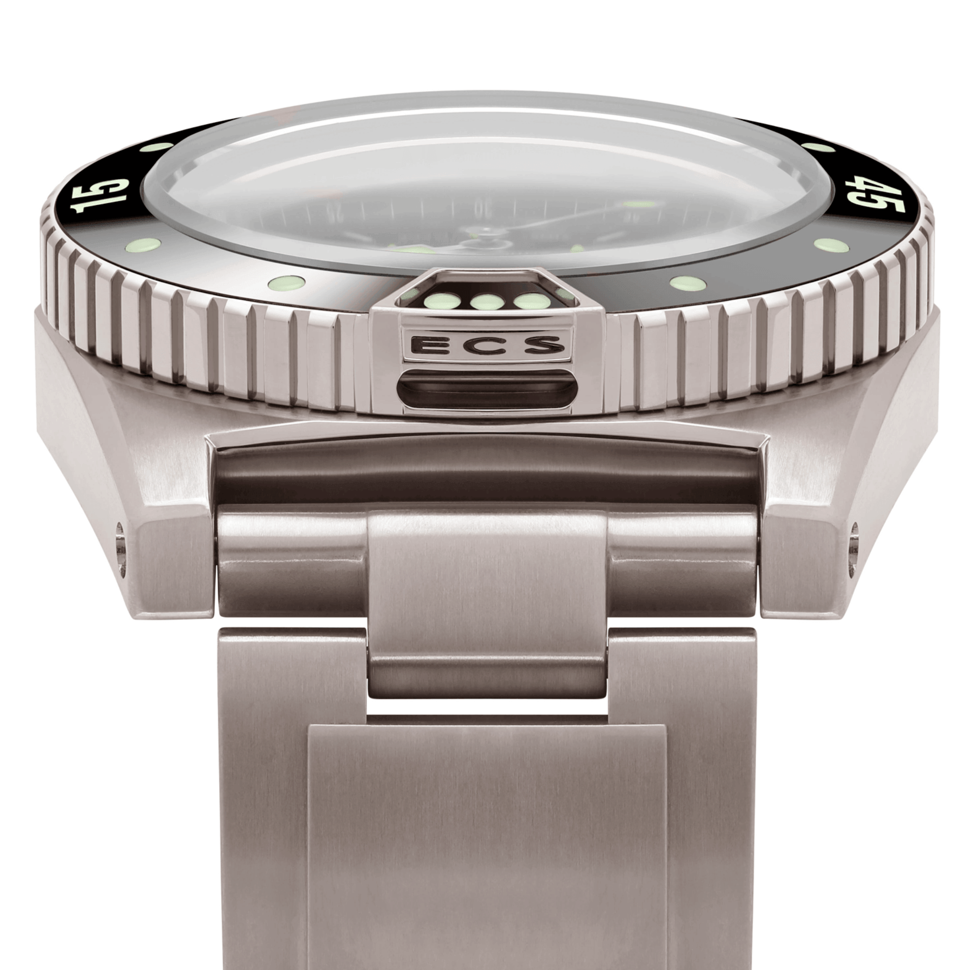 ZRC GRANDS FONDS MN64 FULL Titanium automatic black dial titanium bracelet 41,5 mm