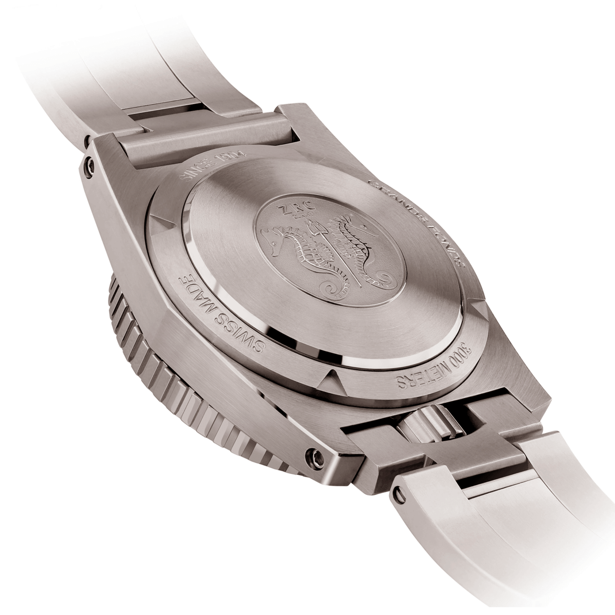 ZRC GRANDS FONDS MN64 FULL Titanium automatic black dial titanium bracelet 41,5 mm