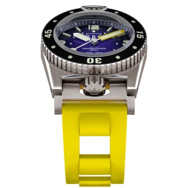 ZRC Grands Fonds MN64 Titanium Rubber Automatic Watch Gradient Dial Rubber Strap 41.5 mm