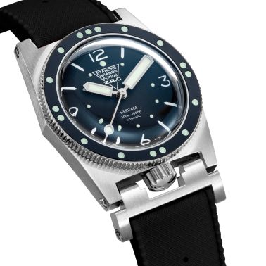 ZRC Heritage S2 Rubber Automatic Watch Black Dial Rubber Strap 39 mm