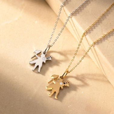 Pendentif Lepage Caddy Le Touquet-Paris-Plage en or jaune et diamant