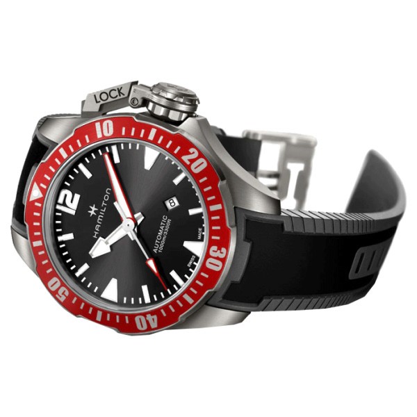 Hamilton khaki navy frogman titanium cheap