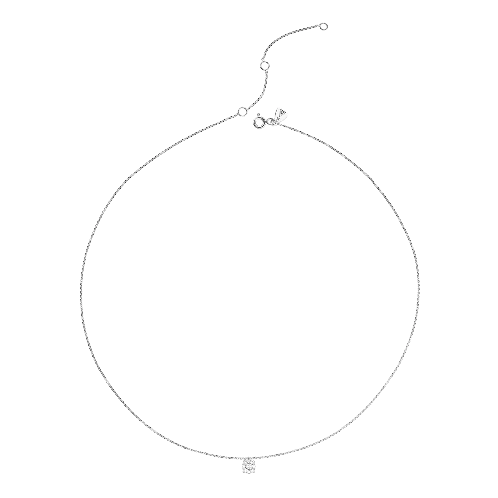 Collier Lepage Chéri en or blanc et diamant
