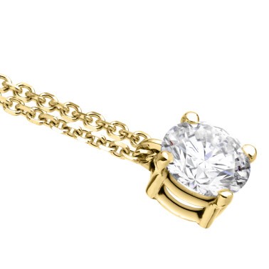 Collier Lepage Chéri en or jaune diamant