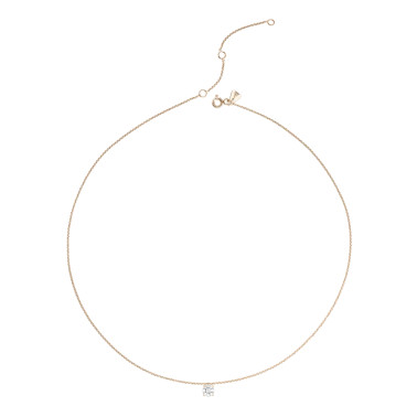 Collier Lepage Chéri en or rose diamant