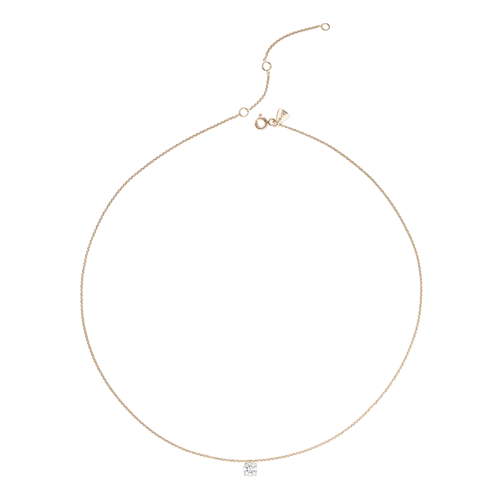 Collier Lepage Chéri en or rose diamant