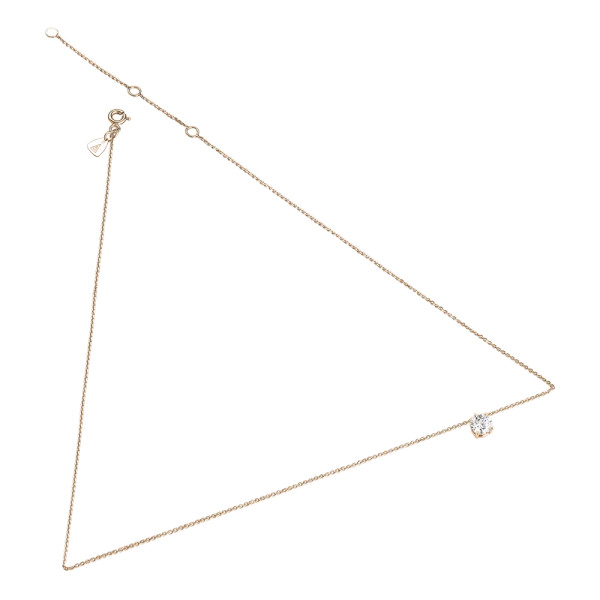 Collier Lepage Chéri en or rose diamant